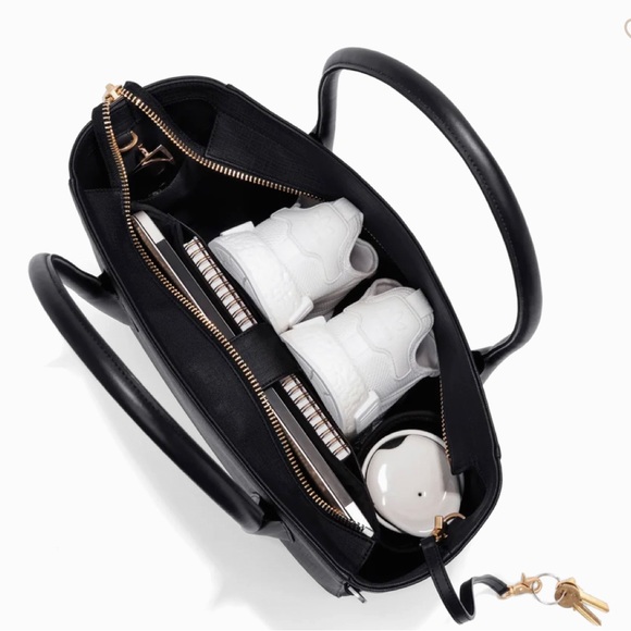 Dagne Dover Signature Tote in color Onyx - Picture 2 of 4